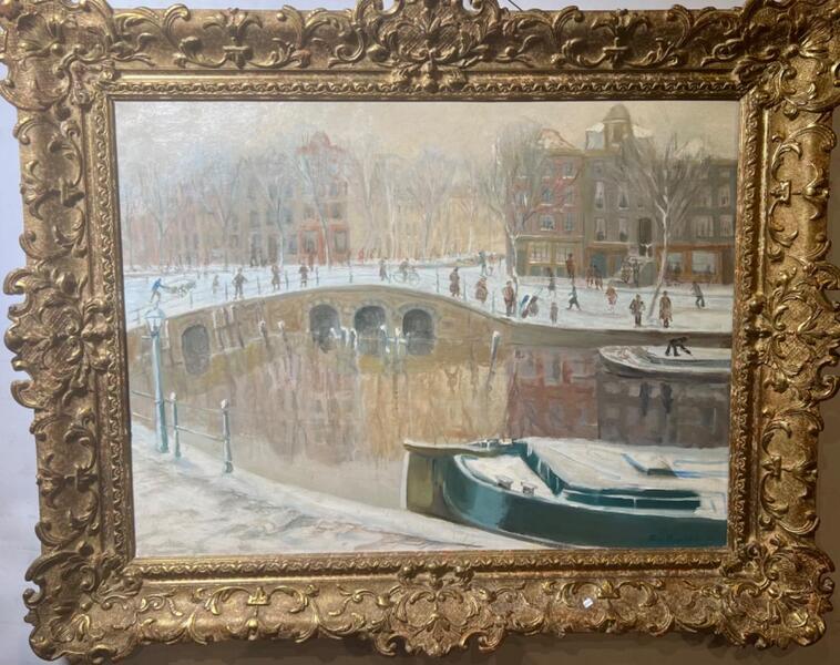 ICE fun ( oil on canvas )