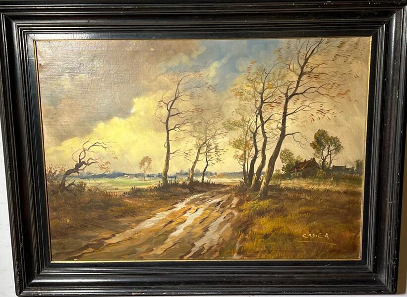 Autumn in Flanders ( oil on canvas )