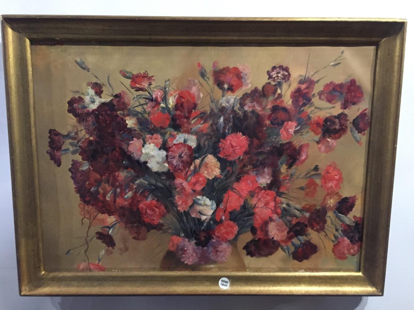 Stillife with red flowers 