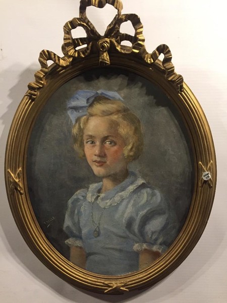 Girl with the blue dress 