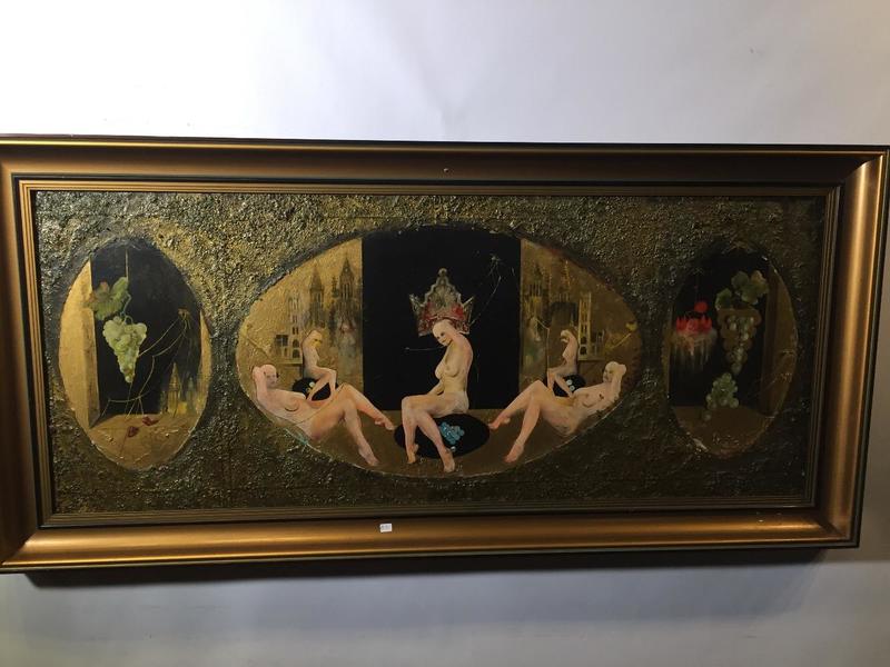 Surreel composition ( mixed media )