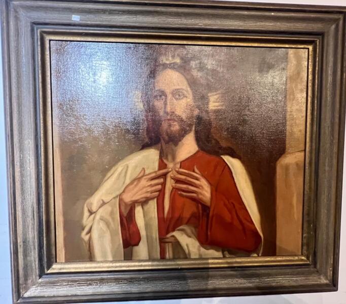 Jesus ( oil on canvas )