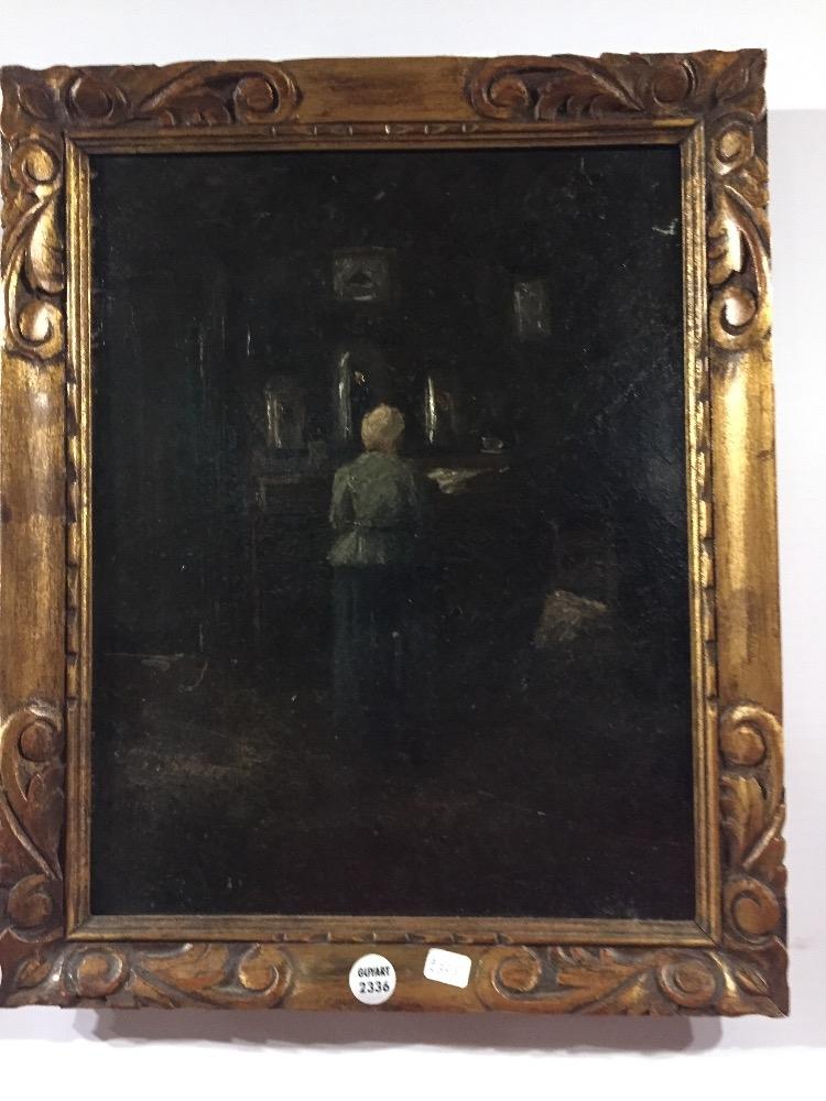 Woman in an interior