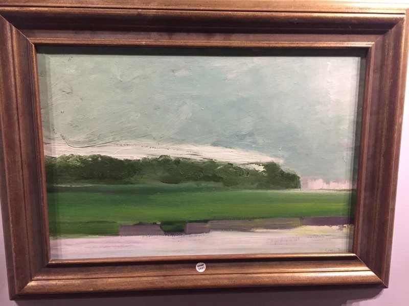 Abstract green landscape 