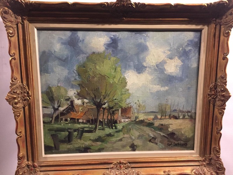 Farm in the summertime 