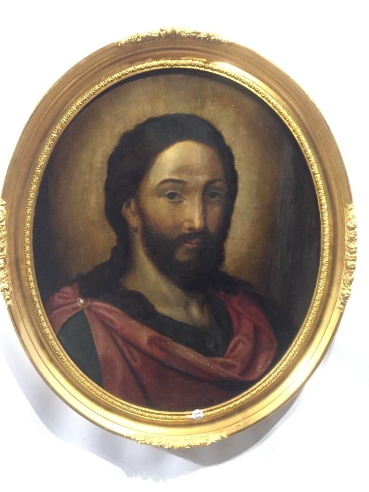 Jesus (oil on panel)