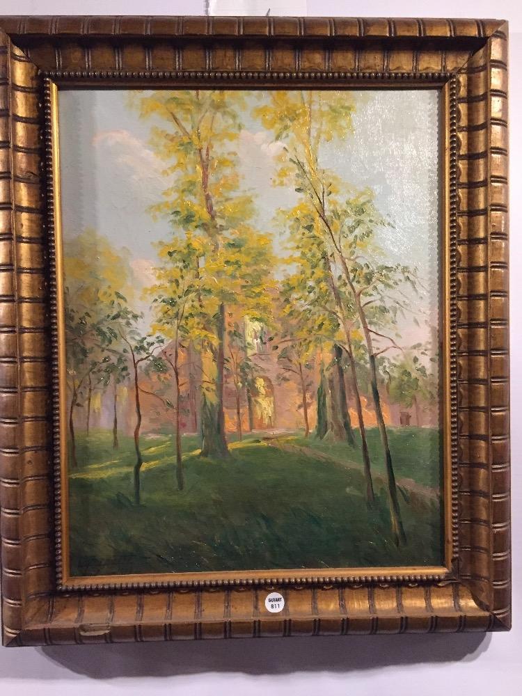 Church of the lake of love in Bruges 