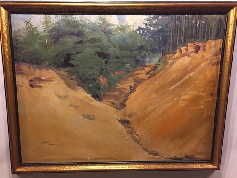 Landscape in Kluisberg ( oil on canvas )