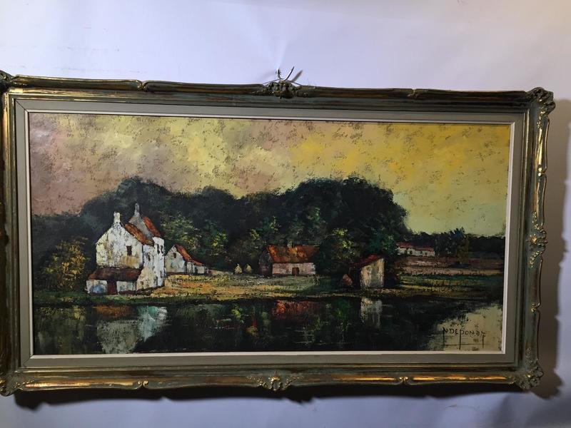 Houses at the riverside 