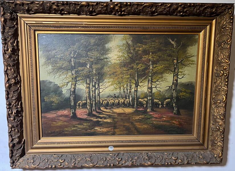 Shepherd with his sheep