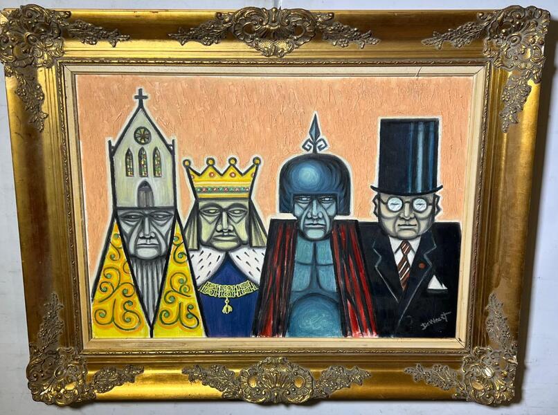 The power of the world ( oil on canvas )