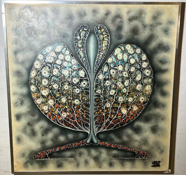 The surreel bird ( oil on panel )