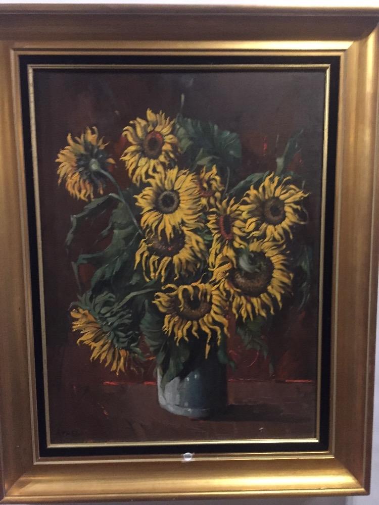 Stillife with sunflowers 