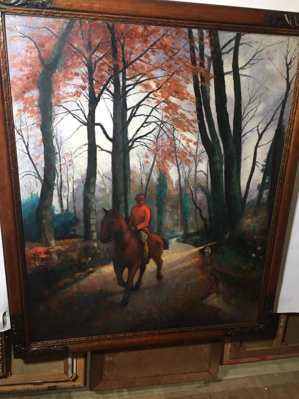 The landlord ( oil on canvas )